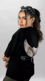 Freedom drop shoulder t shirt For Women - Image 3