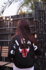 Chicago Drop Shoulder T Shirt Woman - Image 3