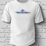 Eye see drop shoulder t shirt Men