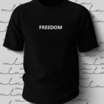 Freedom drop shoulder t shirt Men