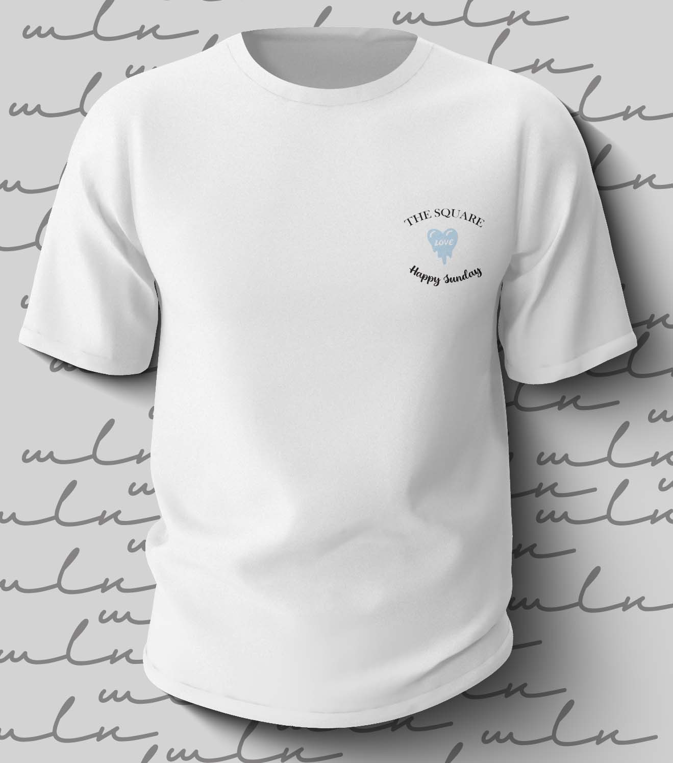 love Front The Square Love Oversized Drop Shoulder T Shirt for Men - Image 1