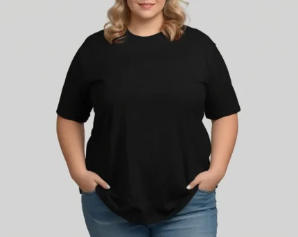 4XXXL-plain-white-t-shirt-for-women-front