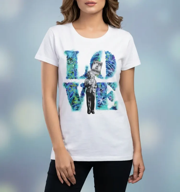 Love Yourself graphic cotton t shirt for women in Pakistan oversized round neck streetwear
