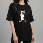 Panguan stylish cotton t shirt for women in Pakistan oversized long fit casual streetwear