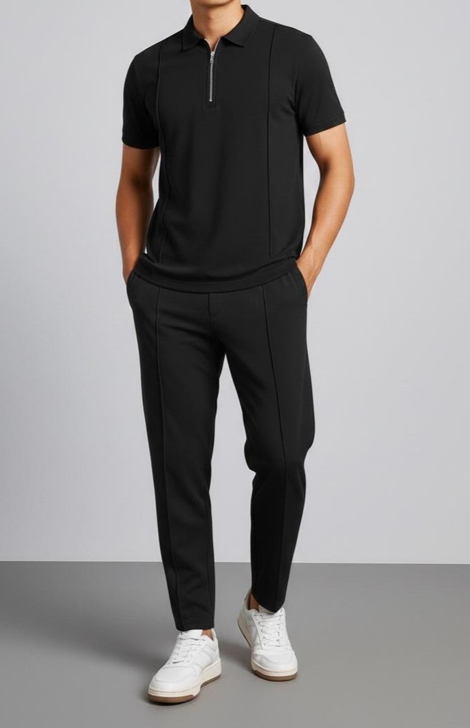 track-suit-for-mens-black Black Tracksuit for Men – Summer & Winter Track Suits | Best Quality Tracksuit in Pakistan - Image 1