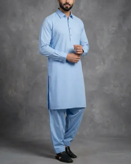 light blue mens shalwar kameez design pakistan modern gents shalwar kameez